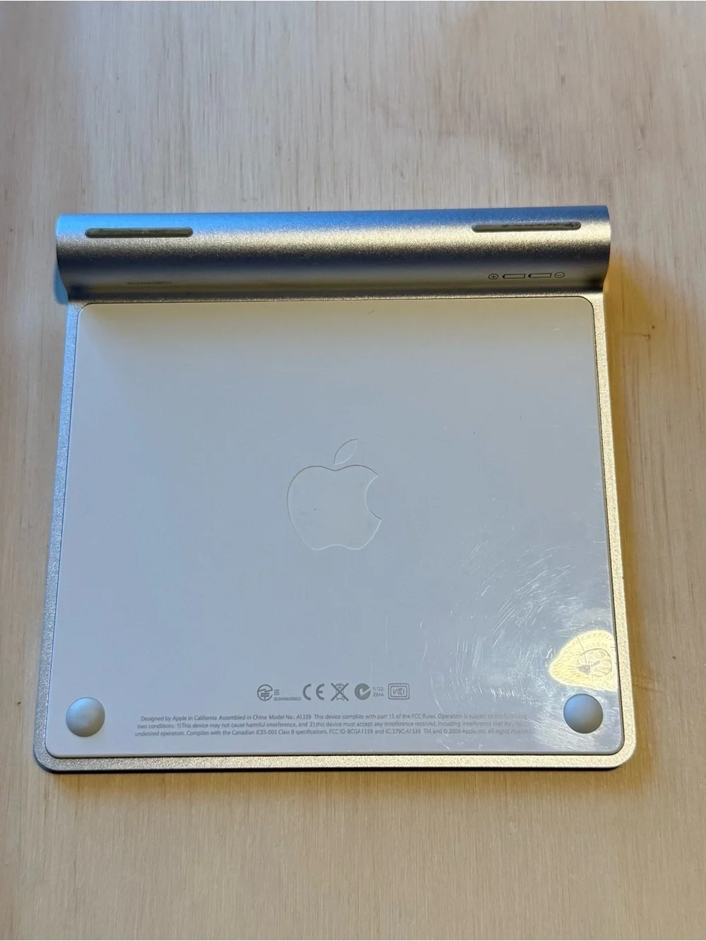 Apple Magic Trackpad Wireless Bluetooth Model A1339“UNTESTED”New Batteries Read.